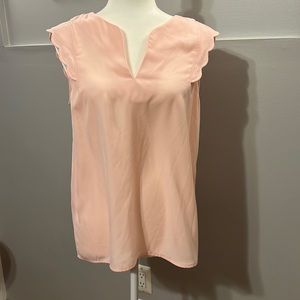 41 Hawthorne Downey Scallop Trim top